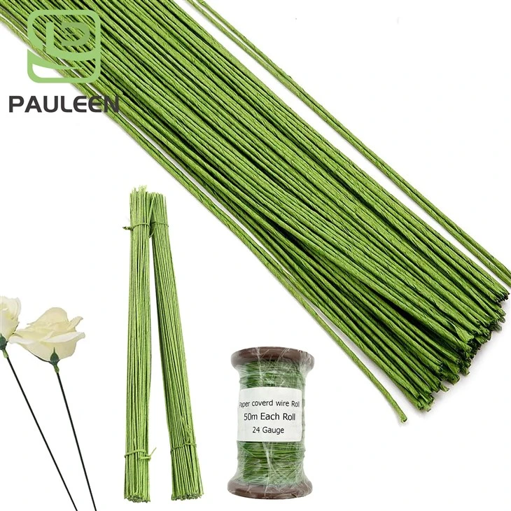 Green Floral Stem Wire