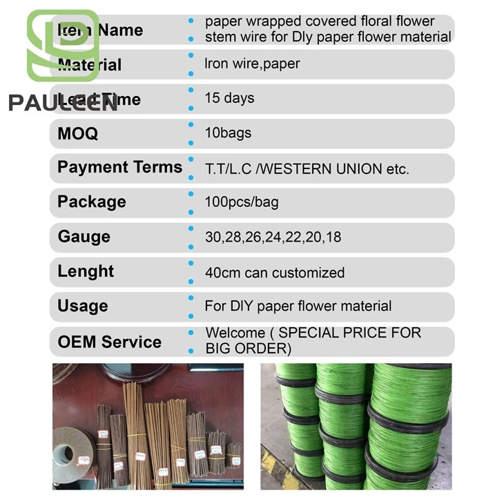 Green Floral Stem Wire suppliers